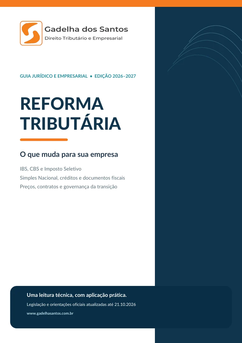 Capa do e-book Reforma Tributária — O que muda para sua empresa, edição 2026–2027